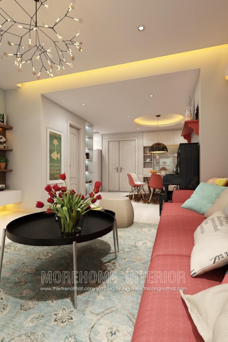 Các mẫu thiết kế nội thất phòng khách cho không gian sống của gia đình